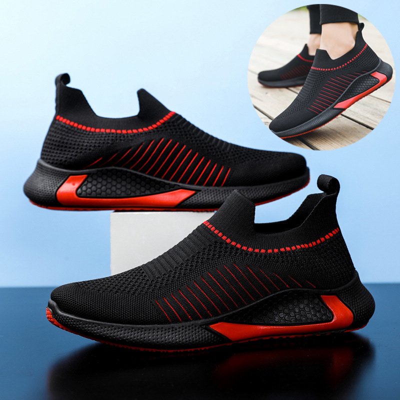 Men's Sock Shoes Slip on Sneakers Athletic Shoes Lightweight